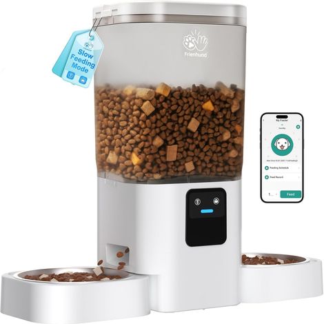 Automatic Cat Food Dispenser Double with WiFi 5 GHz (1/5)