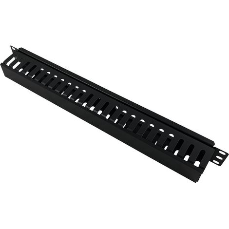 Organizador de cables de 1U y 19" con cubierta de enmascaramiento alantec (1/4)