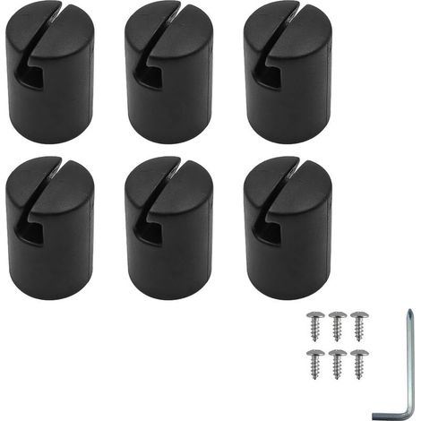 Lot de 13 Capuchons de Poteau de Trampoline avec Protections d'extrémité de Tige de Pilier de Trampoline à vis (1/5)