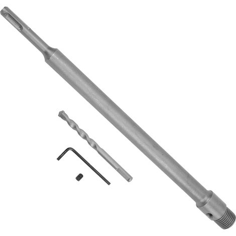 Adaptateur pour foret à noyau creux électrique, tige ronde, perforateur à percussion, tige de connexion 330 mm (1/5)