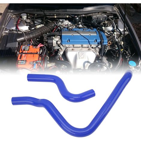 Ersatz-Kühlerschlauch aus Silikon, passend für Honda Accord 1990-1993 (HX429), Farbe: Blau. (1/5)