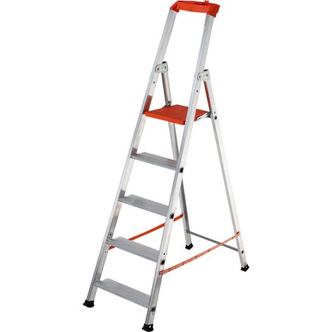 Scala Domestica Aperta Chiusa Gierre Professionale in Alluminio 5 Gr 111 cm 188 cm