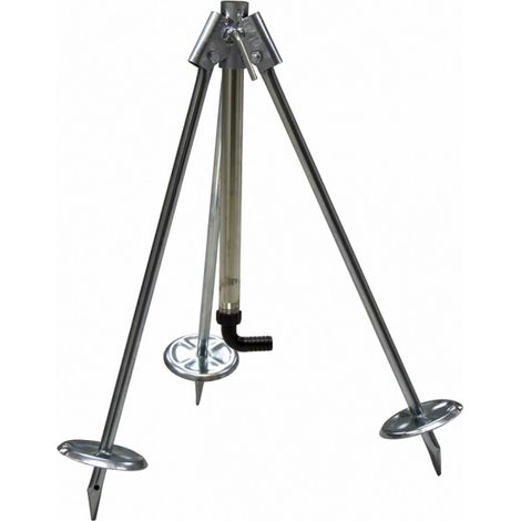 Treppiede Colonna Telescopico per Irrigatori 1"-1/4" in Acciaio Zincato (1/2)