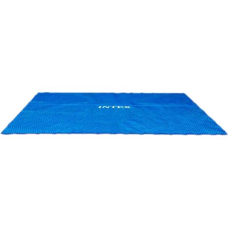 1 Bâche à bulles rectangulaire 5,38m x 2,53m, épaisseur 160 microns, pour piscine tubulaire 5,49m x 2,74m