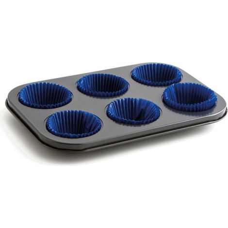 Molde para Repostería Quid Sweet Acero Inoxidable (27 x 19 x 3 cm) (6 Raciones) (1/2)