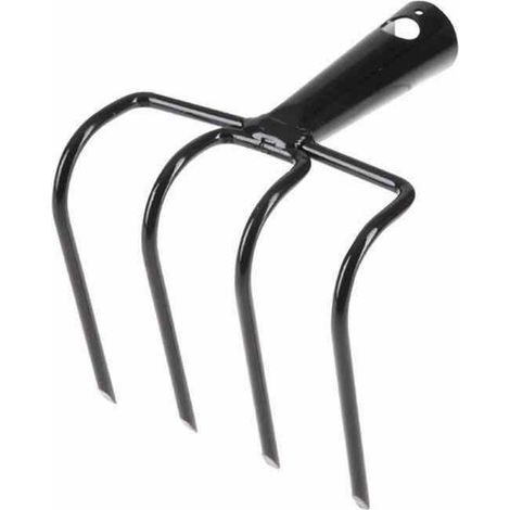 Gartenhäckchen Düllgeräte 4 Zinken Grubber Hacken Gartenhacke Pflanzzubehör TOP (1/4)