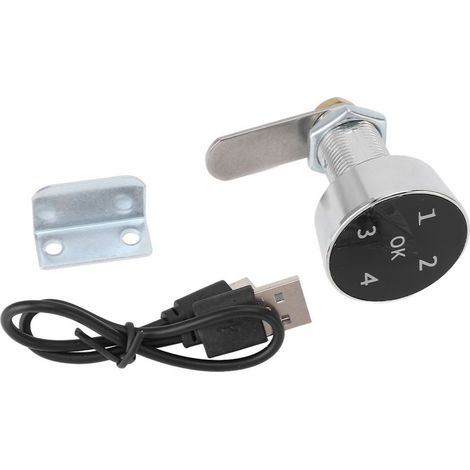 [Serrure Électronique] [Serrure Intelligente] VISE SecureLock Électronique avec Ecran Tactile Aluminium pour Armoire Coffre Boîte aux Lettres Tiroir Casier Scolaire Verrouillage par Code Digital sans (1/5)