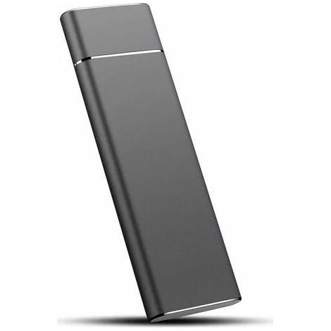 Disque Dur Externe Mobile SSD de 2To, Ultra-Mince Portable USB 3.0 SATA Stockage HDD Système compatible Windows XP/Vista/7/88.1/10, OS X 10.6, noyau Linux 2.6 (1/5)