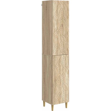 vidaXL Set di armadi 2 pcs Rovere Sonoma Legno ingegnerizzato