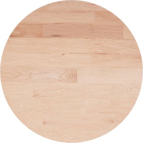 Dessus de table  Dessus de bureau  Plateau de table rond Ø30x1,5 cm Bois de chêne massif non traité