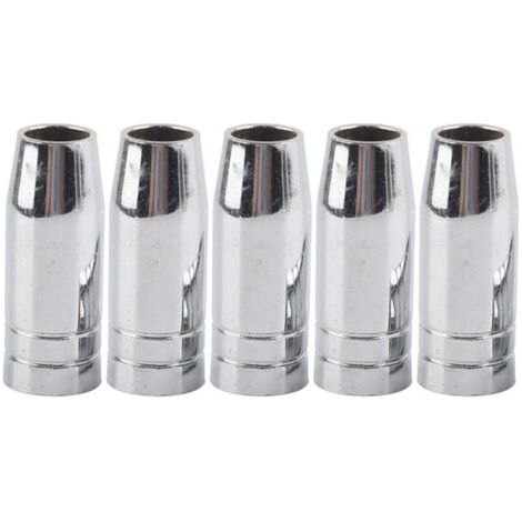 Lot De 5 Buses De Gaz Mig Consommables De Torche De Soudage Mb 25ak Mig Mag Buse De Gaz Conique De 15 Mm Pour Torche De Soudage Binzel Mb 25ak Mig/Mag (1/4)