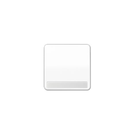 Jung Bilanciere 1 posto, con campo di scrittura, duroplastica, Serie CD, bianco alpino CD 590 NA WW
