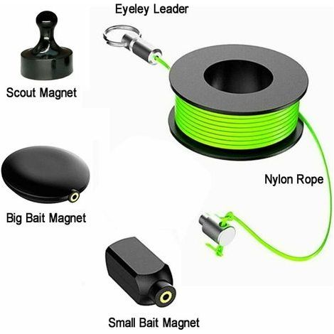 Magnetischer Kabelzieher, flexibler magnetischer Drahtzieher, einfach zu bedienen für elektrische Kabel, Glasfaserkabel, Drahtzieher für Elektriker (1/4)