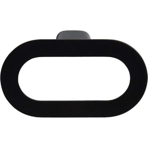 Towel Ring Black Bathroom Hotel Bathroom Small Towel Rack Simple Bathroom Hardware Pendant-Square (1/5)