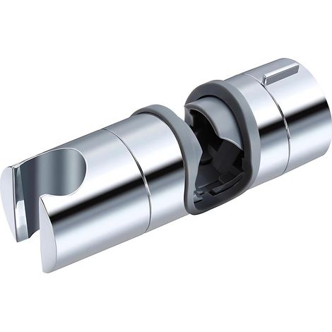 Soporte ajustable para cabezal de ducha - soporte universal - cromado - material ABS (1/5)