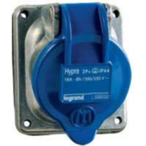 Prise fixe Hypra IP44 32A - 200V à 250V - 2P+T - métal - LEGRAND