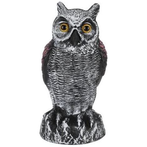 Fake Simulation Owl Statue Decoration Outdoor Garden Plastic Repellent Hunting Decoy10201 (1/4)
