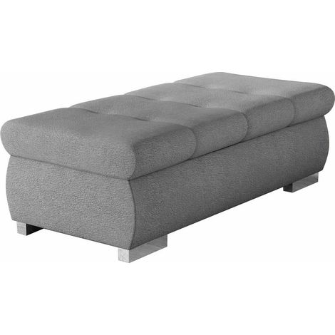 Banco tapizado Comfivo Nitor I, Velo 633, 39x60x120cm, Diámetro: 0, Tapiz, Patas: Plástico, 0