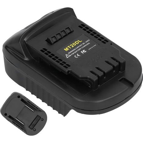 Adaptateur MT20DL pour batterie lithium 18 V Makita BL1830, BL1850, BL1860, BL1830B et BL1840B