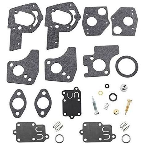 Kit de réparation pour carburateur - Membranes - Joint d'étanchéité pour Moteurs Briggs & Stratton 3 à 5 CV HP 495606 494624 135292 135232 135212 270026 272538 272538S 272637.- (1/5)