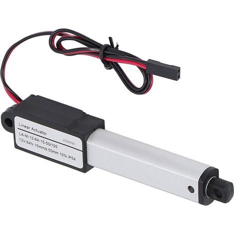 Elektrischer Stift-Linearantrieb, wasserdicht, 12 V elektrischer Mikro-Linearantrieb für Land- und Industriemaschinen, 50 mm (1/5)