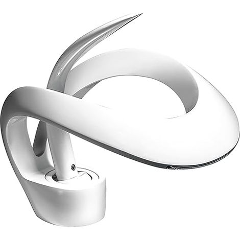 Bathroom Faucet, Sink Faucet, Bathroom Mixer Tap with Single Lever Ceramic Valve and Adjustable Cold, Sink Faucet (White) (1/5)