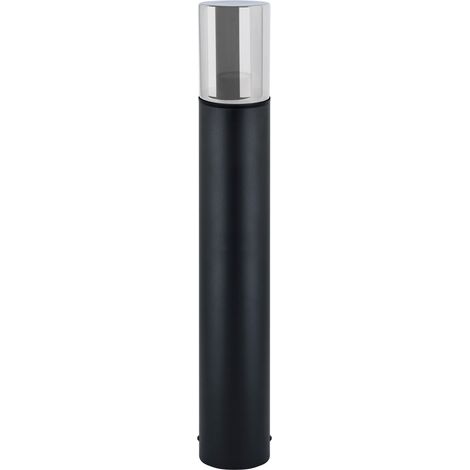 Borne d’extérieur moderne noire ronde 60 cm E27 20 W IP54 BERYL Struhm (1/2)
