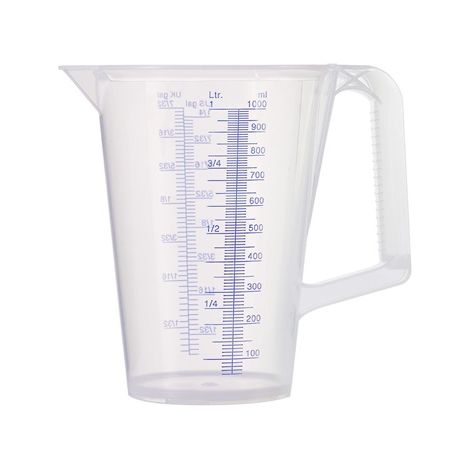 PRESSOL  vaso  medidor  1l  azul  escala  impresa  PP  -  7082 (1/3)