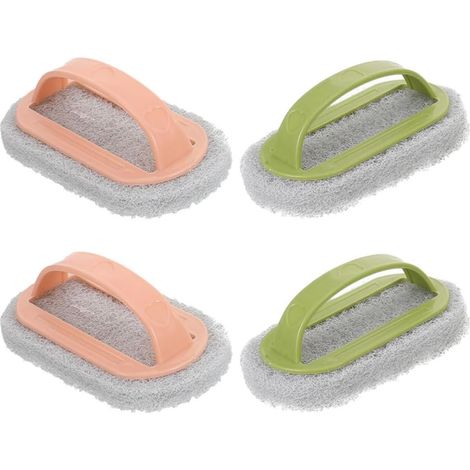 Brosse de nettoyage avec manche ergonomique, ABS fibres coton (1/5)
