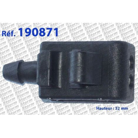 Gicleur lave-glace avant compatible Renault 8200082347 (1/2)