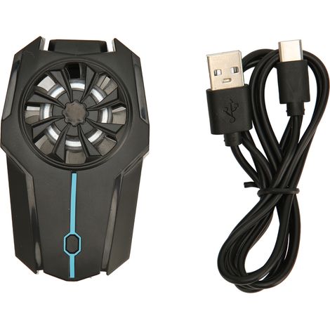 Ventilateur de refroidissement pour téléphone super silencieux, pince radiateur pour jeux et vidéos, clip mobile (1/5)