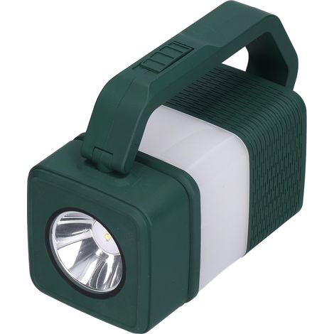 Lampe de camping multifonctionnelle pour tente, lampe torche USB avec haut-parleur et lampe d'urgence pour éclairage extérieur (verte) (1/5)