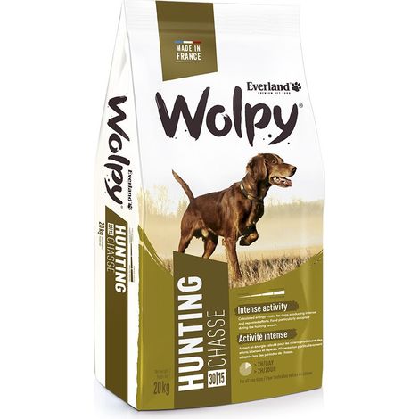 Croquettes pour chien de chasse 20kg – Haute énergie, soutien musculaire, goût savoureux – Ingrédients de qualité supérieure – Everlands