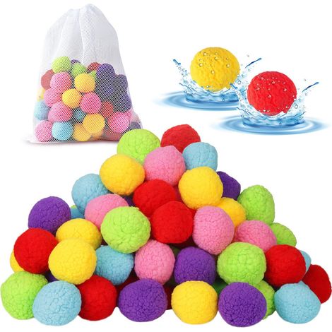 Jeux d'eau boule absorbant l'eau piscine extérieure jouet de plage eau réutilisable 20 pcs (1/3)