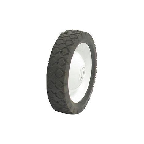 Rueda de acero con cubo desplazado adaptable para Toro / Wheel Horse - ø: Ext: 178mm - Diámetro del agujero: 12,7mm, Ancho: 44mm