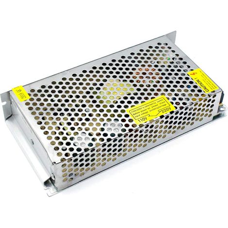 Alimentation 12V 15A 180W pour LED, Alimentation à Découpage DC Régulée, Transformateur 230V vers 12V, Adaptateur Secteur pour Ruban LED, Imprimante 3D, Radio, Projets Électroniques (1/5)