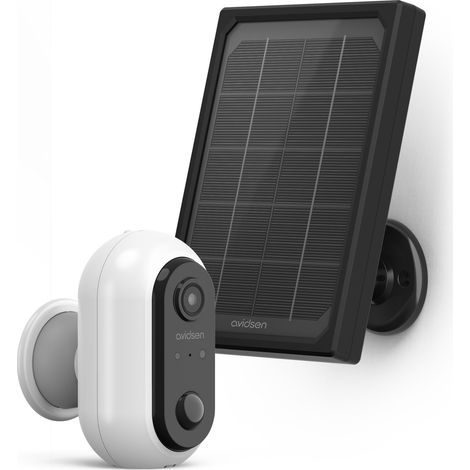 Avidsen – Caméra extérieure solaire 1080p avec vision nocturne – Alimentation solaire – Étanchéité IP65 – Son bidirectionnel – 127070 (1/10)