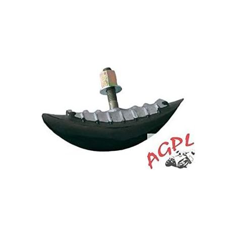 Gripster Hinterrad – 1-teilig – Aluminium – Reifensicherungsfelge – Motorrad-Intensivbremse – Für 2,15-Zoll-Felgen