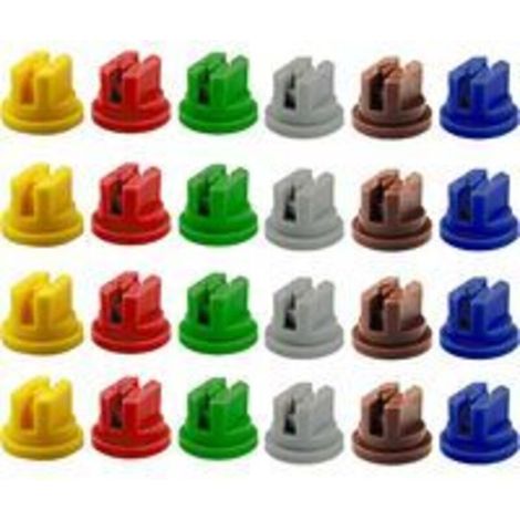 Pack of 24 110-degree plastic spray nozzles for agriculture and forestry (1/4)