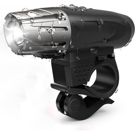 JANMIR-Éclairages de vélo, feux avant et arrière, éclairages de vélo étanches IPX6, éclairages de vélo rechargeables. (1/2)