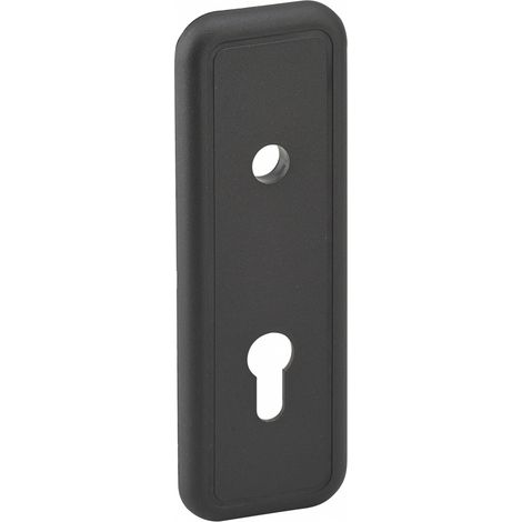 Piastra posteriore, 186x62mm, nero - THIRARD