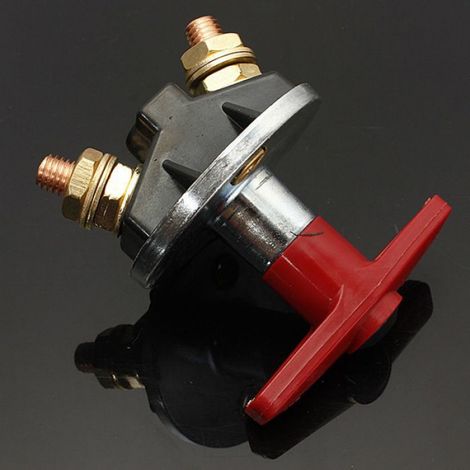 Isolateur de Batterie à Clé Fixe de 200 Amp Interrupteur D'Arrêt Coupé Interrupteur électrique 12V / 24V Commutateur électrique (1/5)