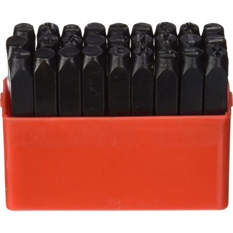 Mannesmann - M 244-06 – Punzoni di marcatura alfabeto, 6 mm DIN 1451