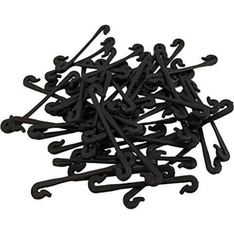 6cm 50 Pieces Vine Tie Vine Fixed Clip Garden Clamps for Plants Vegetable Ties for Grape Vines Tying Up (1/4)