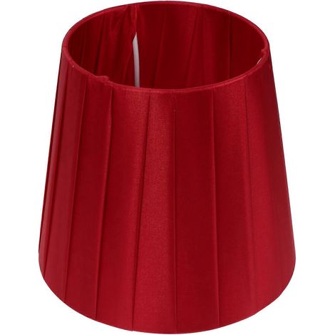 1 abat-jour en tissu avec pince pour ampoule, accessoire de lustre et décoration intérieure (1/5)