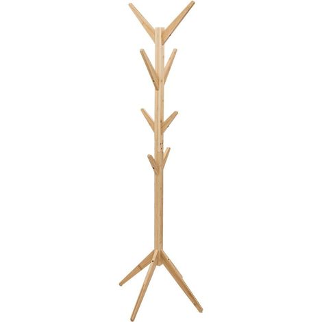 Porte-manteaux arbre bambou 8 têtes (1/3)
