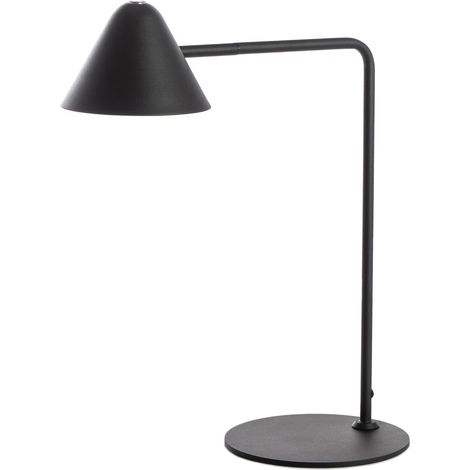 Antares Lampada da Tavolo LED 5W 3000K in Metallo Verniciato Nero Opaco con Base in Marmo e Cavo Telato con Interruttore - Antares (1/3)