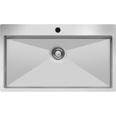 Lavello da incasso SA3104071 1 vasca 76x50.5 cm inox