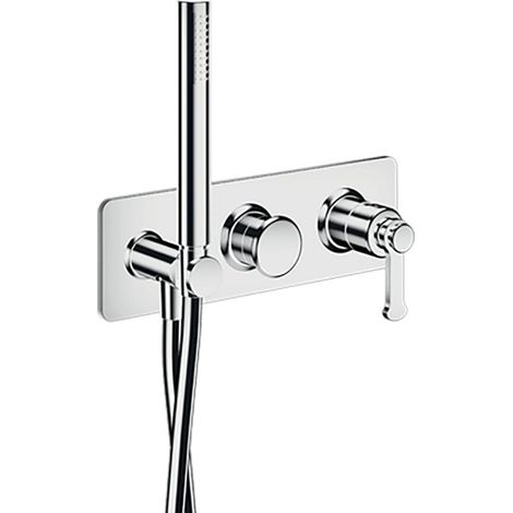 Façade douche/bain douche mitigeur 2 sorties Chromé - CRISTINA ONDYNA FA60251 (1/3)