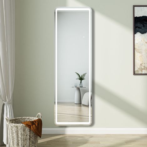 Ocean Miroir sur pied 160x50cm avec 3 couleurs dimmables et fonction mémoire (1/5)